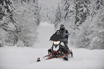 Image showing snowmobile