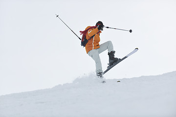 Image showing ski freeride