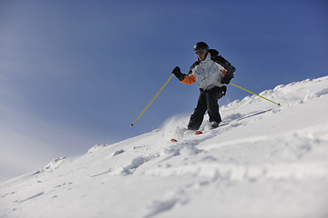 Image showing ski freeride