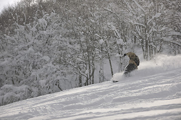 Image showing freestyle snowboarder