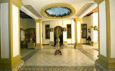 Image showing classic hotel lobby