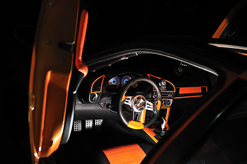 Image showing Classy car interior