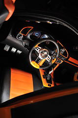 Image showing Classy car interior