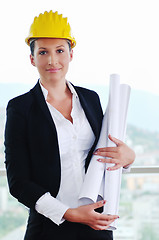 Image showing architect woman