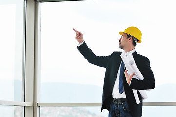 Image showing young architect portrait