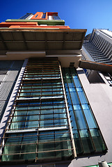 Image showing modern building at sunny day and clear blue sky