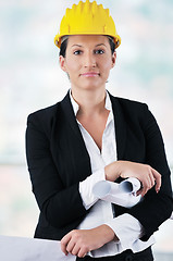 Image showing architect woman