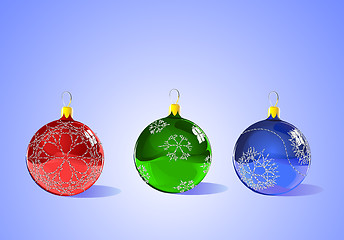 Image showing Christmas Tree Ornaments