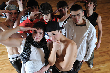 Image showing teen  group