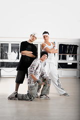 Image showing break dancers team