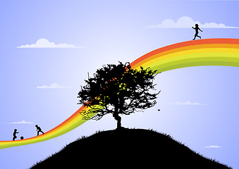 Image showing rainbow