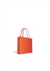 Image showing red shoping bag