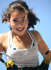 Image showing Girl having fun