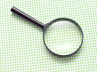 Image showing magnifying glass