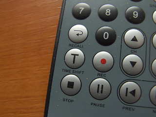 Image showing thin remote closeup