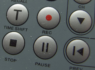 Image showing thin remote closeup