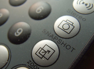 Image showing thin remote closeup