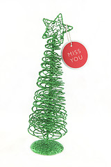 Image showing Green Christmas tree isolated