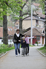 Image showing young family outdoor