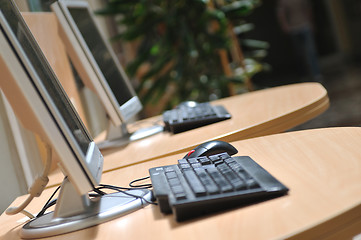 Image showing classroom computer