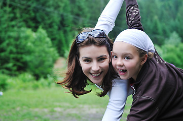 Image showing happy family outdoor