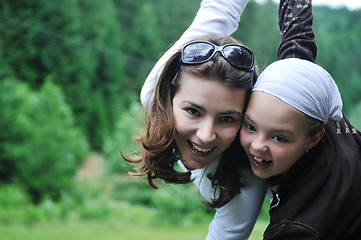 Image showing happy family outdoor