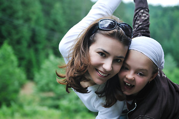 Image showing happy family outdoor