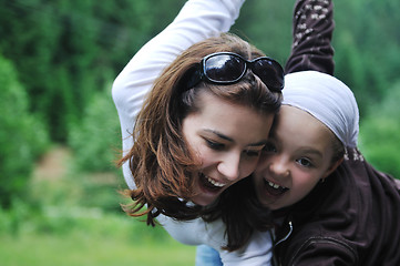 Image showing happy family outdoor