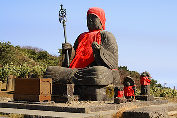 Image showing Big Buddha statue-Zao Mountain