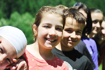 Image showing child group outdoor