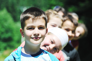 Image showing child group outdoor
