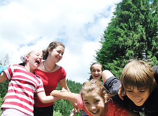 Image showing child group outdoor