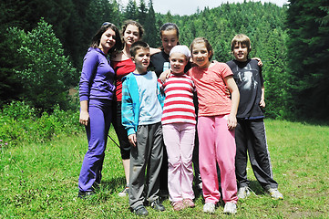 Image showing child group outdoor