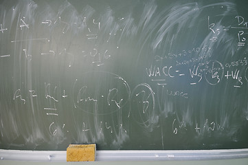 Image showing university classroom board
