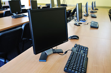 Image showing classroom computer