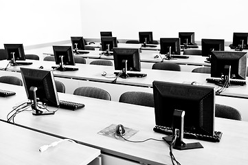 Image showing classroom computer