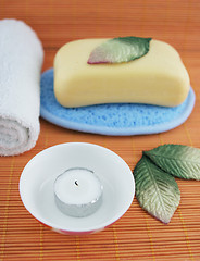 Image showing Spa products - health and beauty