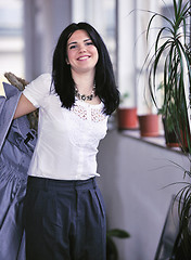 Image showing young happy woman