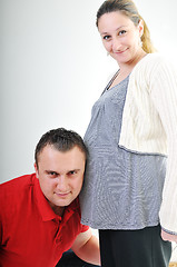 Image showing waiting for baby