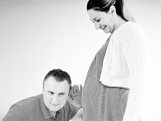Image showing waiting for baby