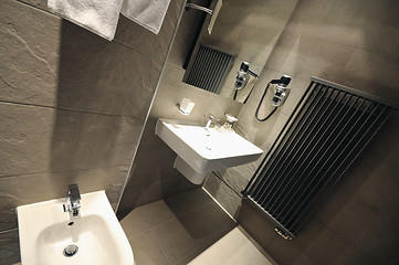 Image showing hotel bathroom