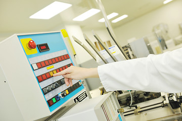 Image showing medical factory and production indoor