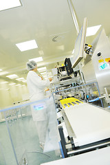 Image showing woman worker in pharmacy company