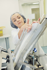 Image showing woman worker in pharmacy company