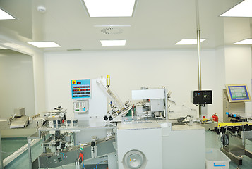 Image showing medical factory and production indoor