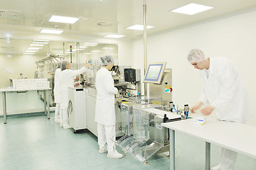 Image showing medical factory and production indoor