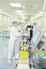 Image showing medical factory and production indoor