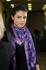 Image showing young woman indoor