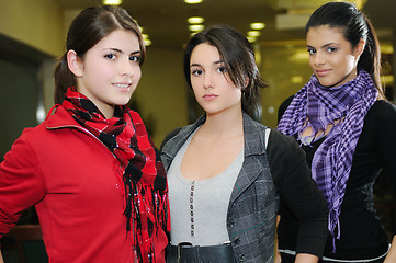 Image showing young woman indoor