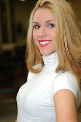 Image showing young woman indoor